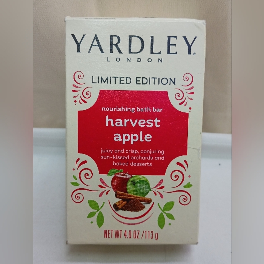 Yardley Of London Limited Edition Harvest Apple Bar Soap 4oz